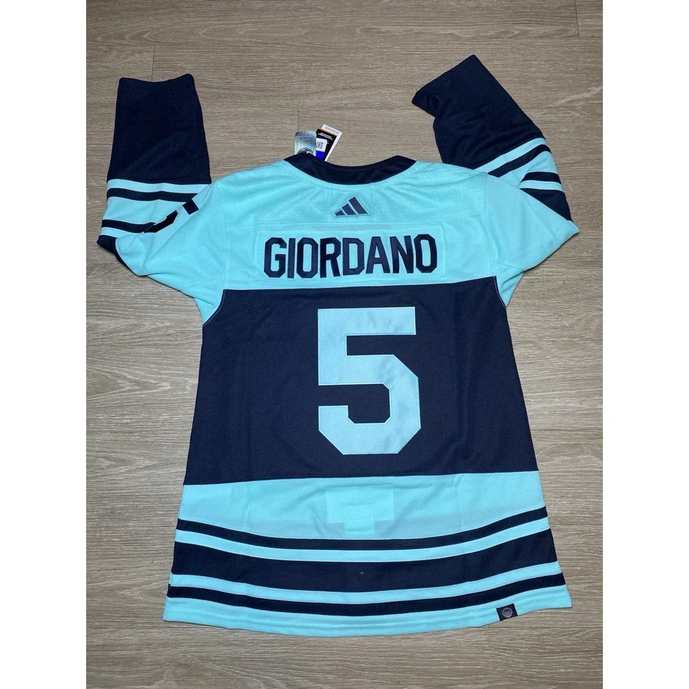 Men's 50 Authentic adidas Seattle Kraken Giordano PRIMEGREEN $240 Jersey H52325‎